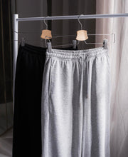 Load image into Gallery viewer, Grey High Waisted Wide Leg Joggers