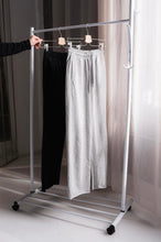 Load image into Gallery viewer, Black High Waisted Wide Leg Joggers