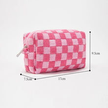 Load image into Gallery viewer, CHECKERED VANITY POUCH
